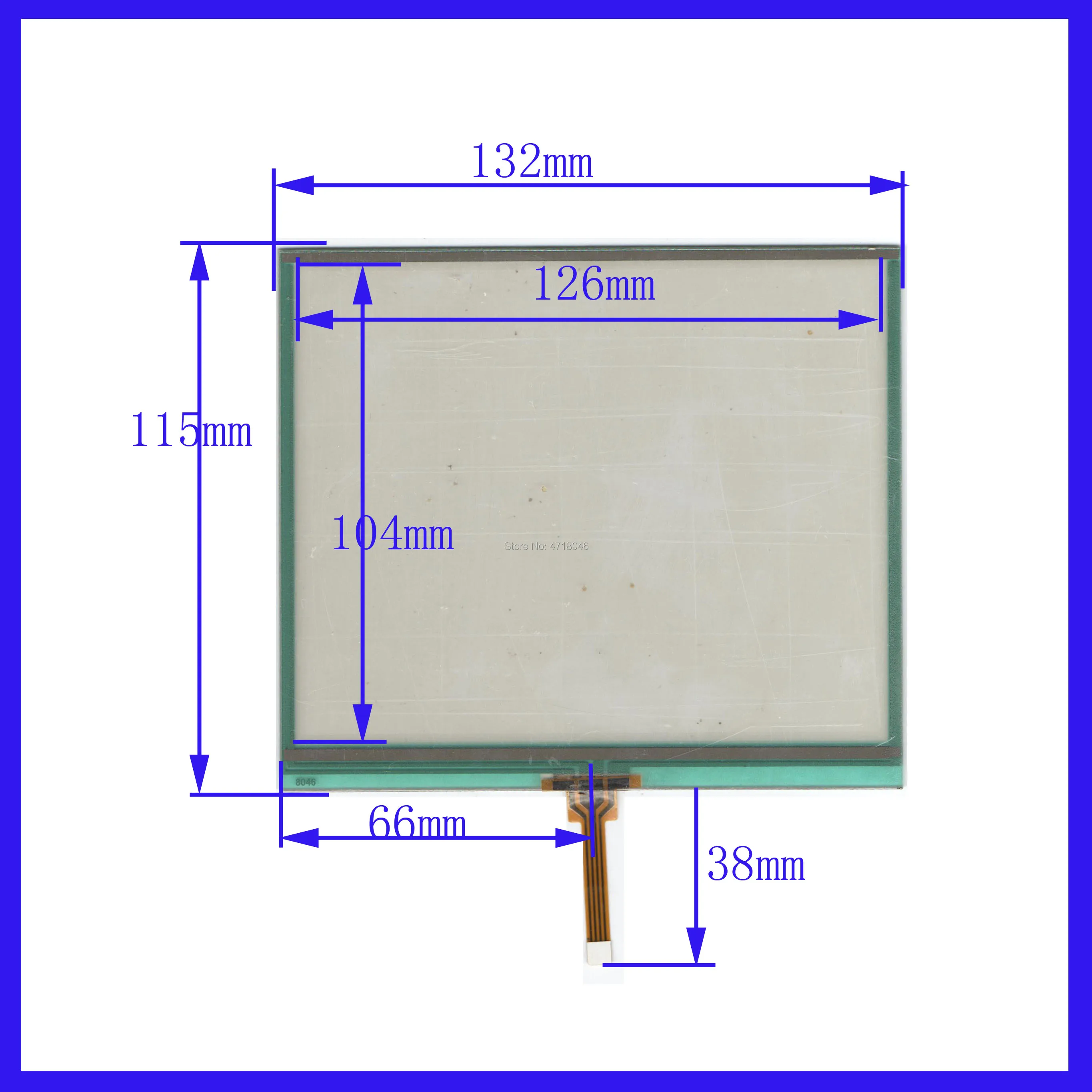 wholesale 132*115mm suitable 10pcs/lot 4lines resistance screen this is compatible blass suitable 132mm*115mm