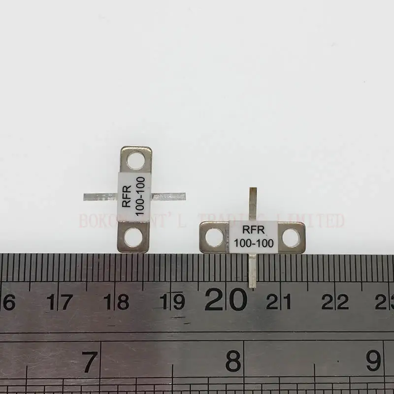 Flange Mount Resistors 100watts 100ohms DC-3.0GHz RFR100-100 BeO Ceramic High Power Dummy Load 100 Watts 100 OHMS DC-3GHz