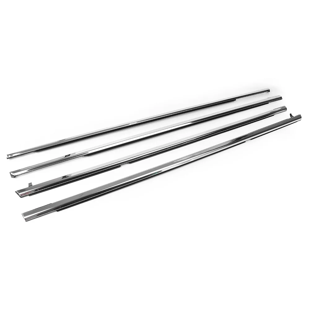 FL FR RL RR Chrome Outside Window Moulding Weatherstrip Weather Strip Fit For Accord 2003 2004 2005 2006 2007