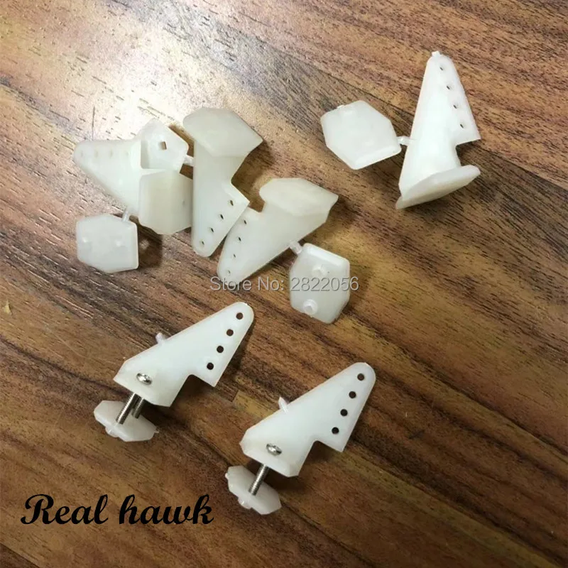 10 Sets/lot With Screws Pin Horns 18x26 4hole L18xW13xH26 RC Airplanes Model Parts Electric Planes For Aeromodelling RC parts