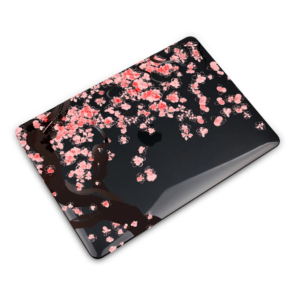 Imagem -06 - Estojo Rígido para Impressão de Cerejeira para Macbook Air 13 A1466 A1932 A2179 m1 2023 Pro 13 15 16 Polegadas Barra de Toque A2289 A2338 A2141