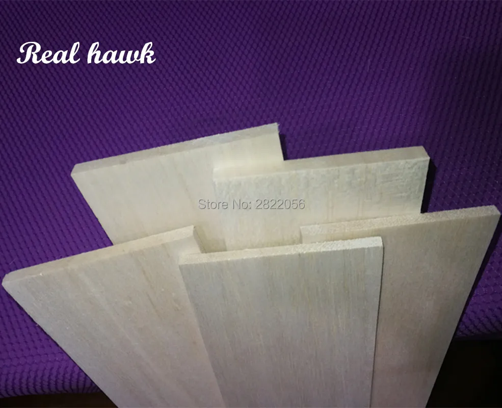 500x80x0.75/1/1.5/2/2.5/3/4/5mm AAA+ Model Balsa wood sheets for DIY RC model wooden plane boat material