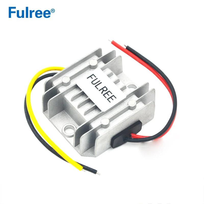 Fulree 12V to 24V 1A 2A 3A DC DC Step Up Converter 12 Volt to 24 Volt Boost Voltage Regulator Car Power Supply Waterproof