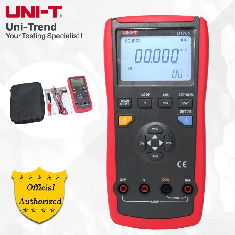 UNI-T UT705 単機能ループキャリブレータ; dc電圧/電流/ループ電流テスト