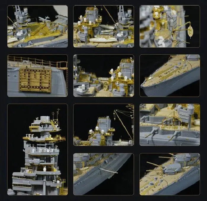 Flyhawk 380003 1/350 IJN Nagato for Fujimi Glod Medal Edition top quality