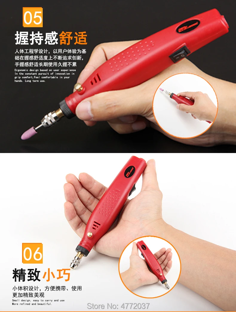 

Carve Tool Metal Engraver with Diamond Tip Bit for Jewellery Stone Wood Glass Leather Plastic Electric Engraving Pen