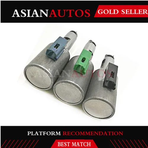 8pcs Transmission Shift Solenoid AF33-5 AW55-50SN AW55-51SN RE5F for SATURN SAAB LANCIA INFINITI FIAT DAEWOO CADILLAC VOLVO