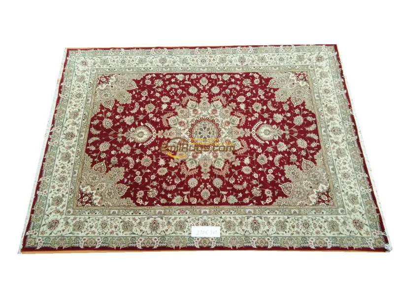 Wool Or Silk Persian Woven Home Decor Floor For Bedroom Wool Knitting Carpets Antique Vintage Carpet