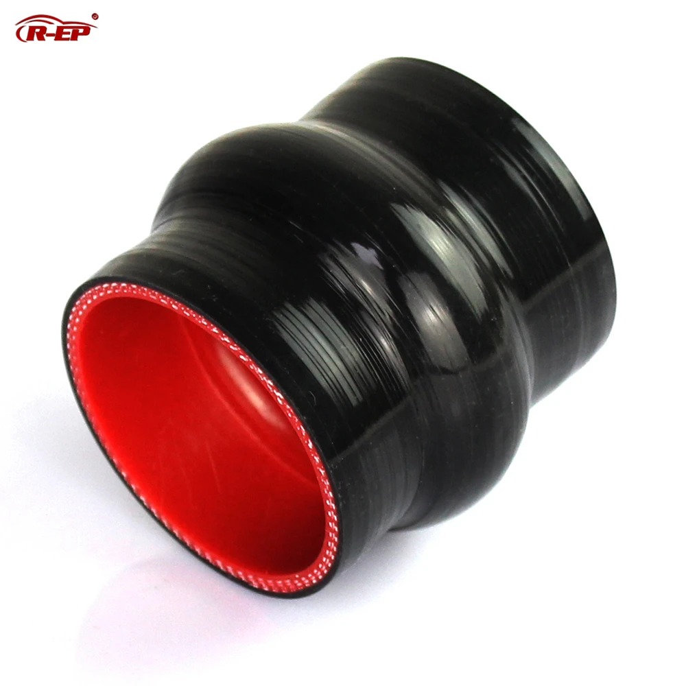 R-EP 0 degree Straight Silicone Hump Hose 38 45 51 57 63 70 76 83 89MM Rubber Joiner Tube for Intercooler Cold Air Intake Pipe