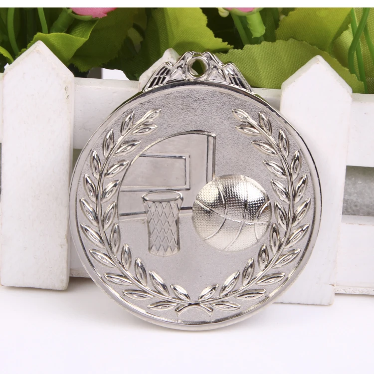 

Basketball Nursery School Sports Medal Gold Silver Bronze Motion, Honor Communication Ability/self-confidence Developing 6.5 cm