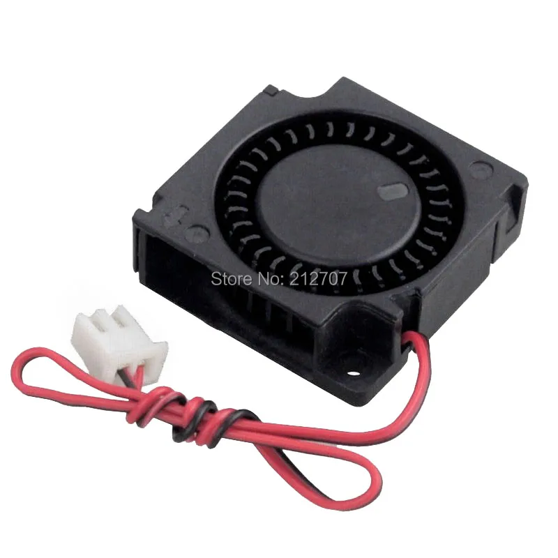 50Pcs Gdstime Black Brushless DC Mini Blower Turbo Cooling Fan 30mm 3cm 3010 12V Ball Bearing