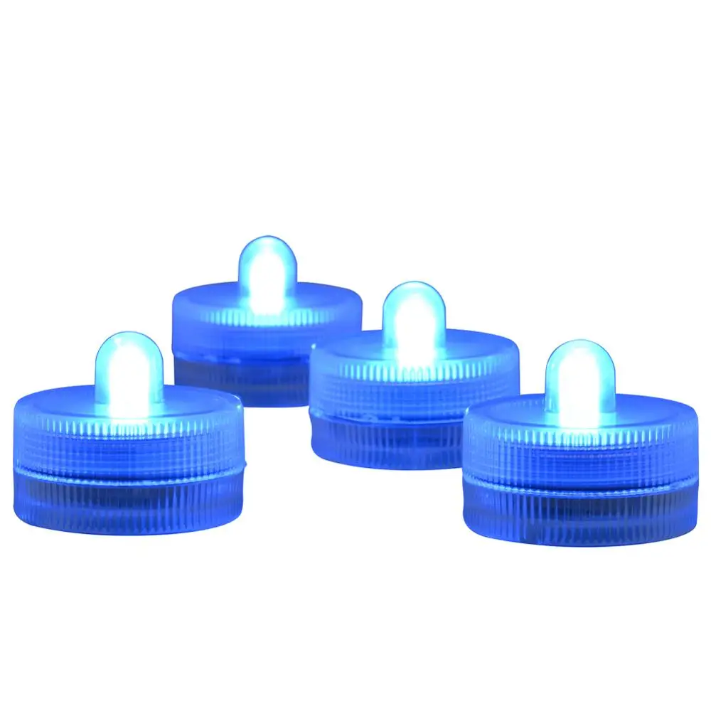 

10pcs Underwater Waterproof Submersible LED Candle Tea Light for Wedding Party Events Holiday Floral Decoration Holiday Lighting