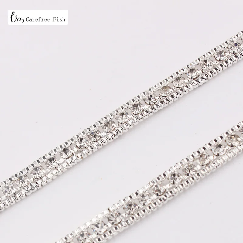 Adjustable Silver Crystal Rhinestone Diamante Bra Strap Wedding Bridal One Row Clip Bra Underwear Shoulder Strap