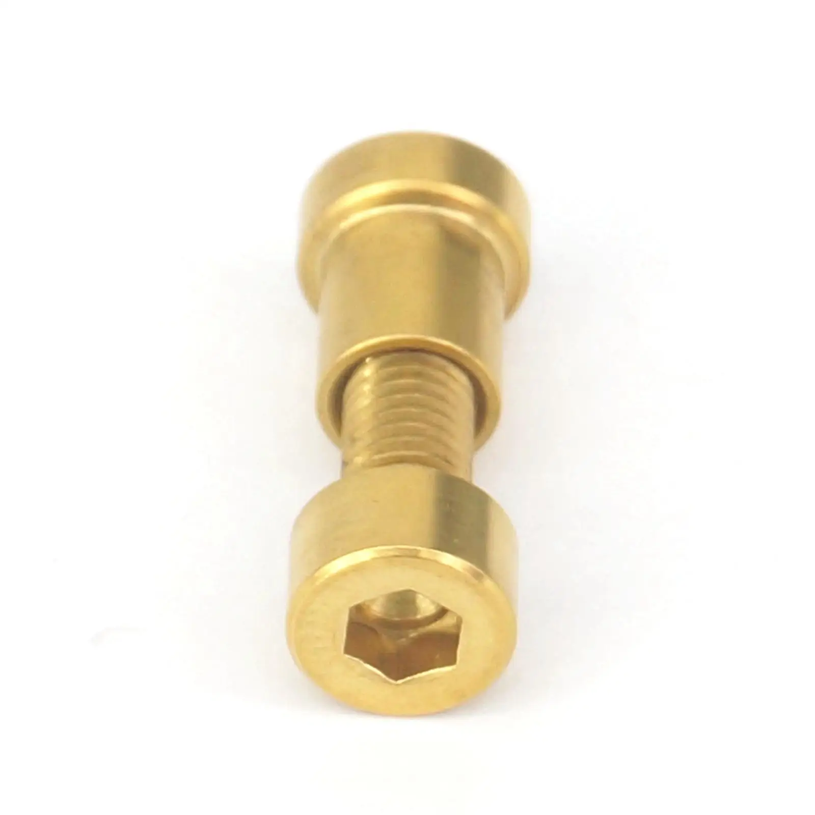 M5x16mm Golden GR5 Titanium Screw Bolt With Cap Nut For Bike Carbon Fibe Handlebar