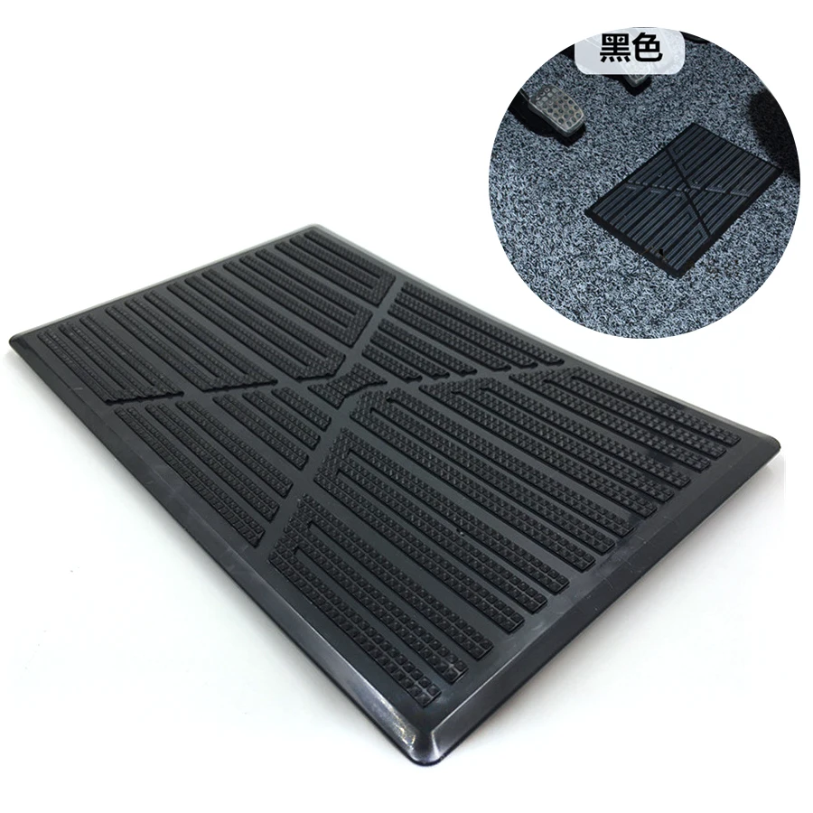 

Car Universal Anti Skid Floor Mats Carpet Pad pedal Foot Mat PVC Sheet Plastic Ordinary Thin Foot Pads