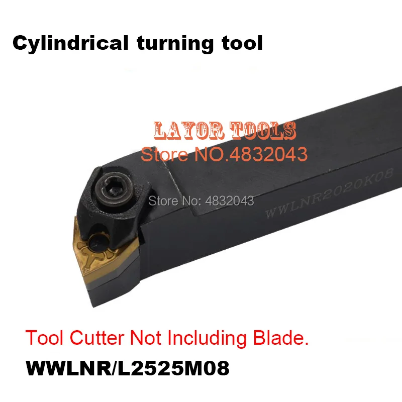 WWLNR2525M08 CNC Insert lather tool,CNC turning tool holder,External turning tools,Lathe cutting tools for WNMG080404/08 Inserts