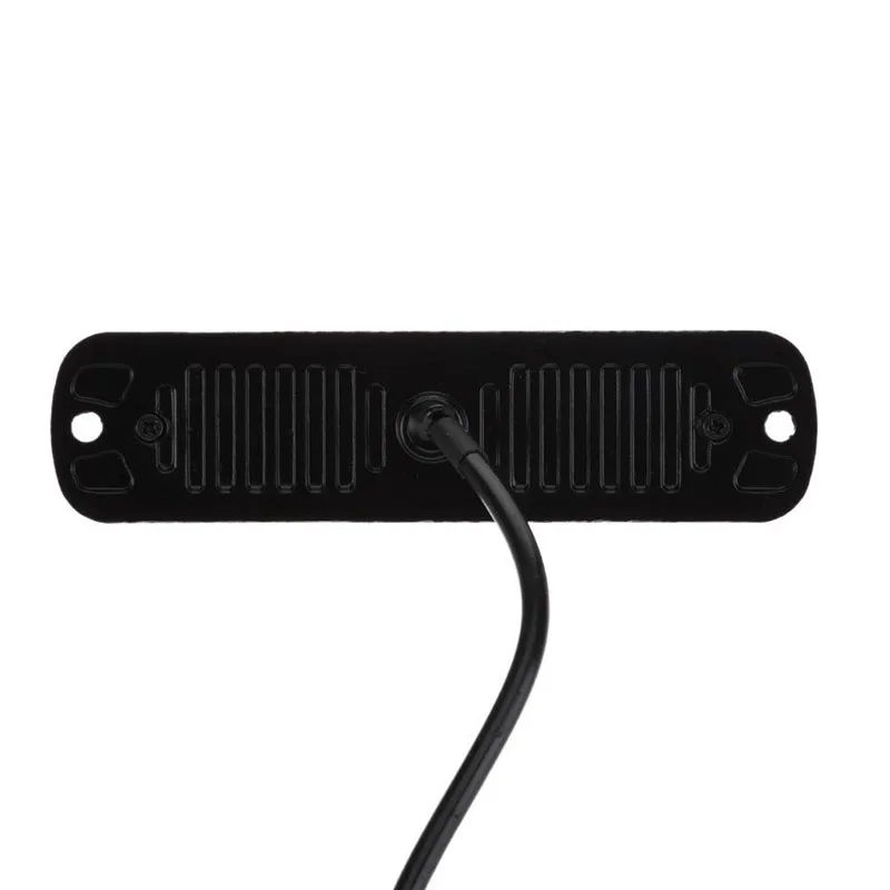 Auxting 2X-10X Amber 6LED Car Truck Motorcycle Emergency Beacon Warning Hazard Flash Strobe Light Bar offroad Fog Lamp 12V 24V