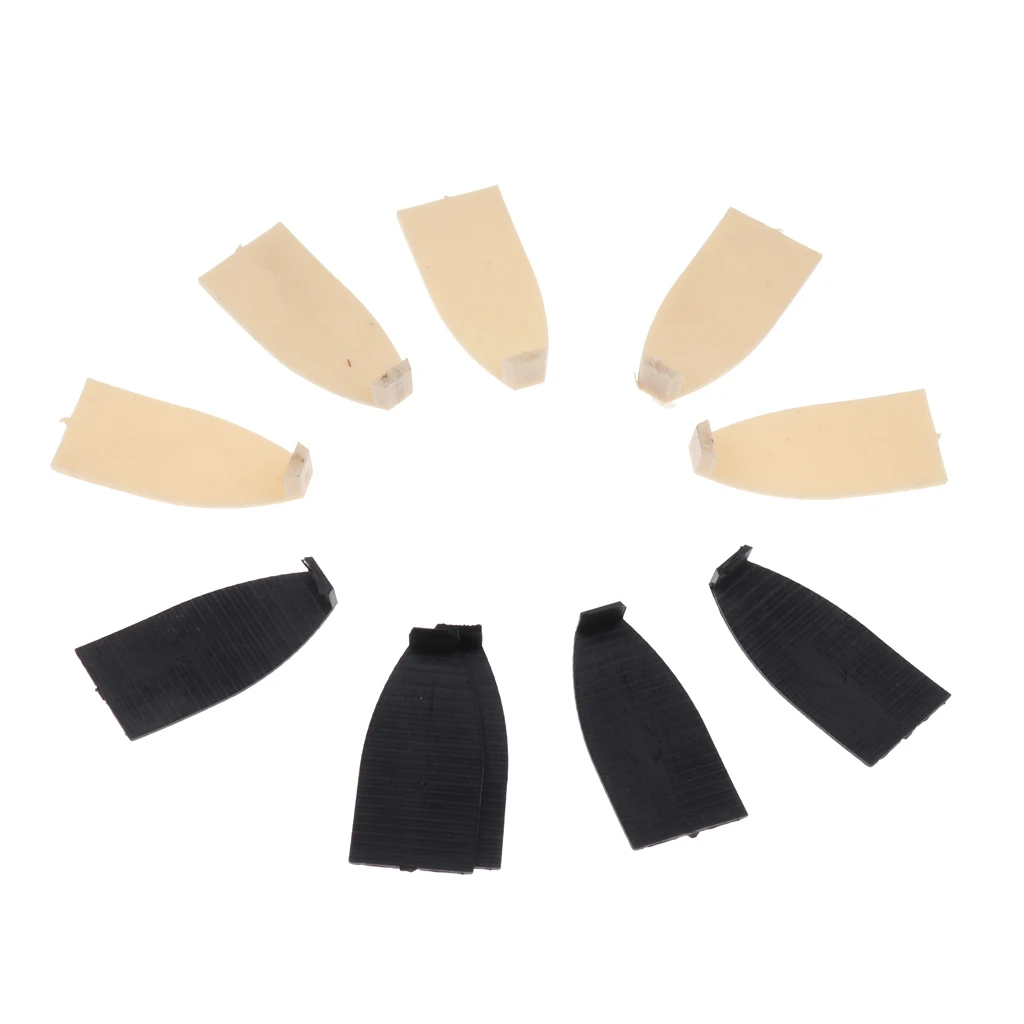 10 Pieces Plastic Cello Bow Tips Stringed Instruments for Violin Cello Viola Guitar Replacement Accessory