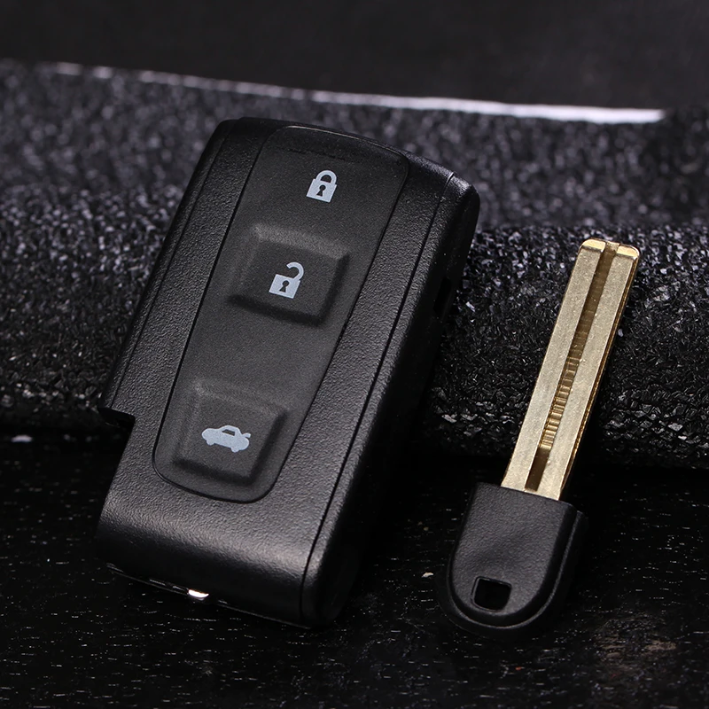 Brand New Smart Car Key Shell Replacement For Toyota Crown 3Buttons Remote Key Case Shell