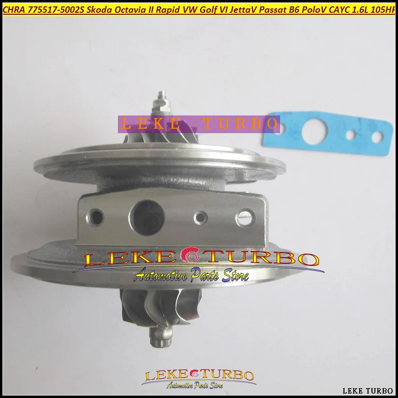 

Turbo Cartridge CHRA Core GTC1244VZ 775517-0002 775517-0001 775517 0001 03L253016T 03L253016TX 03L253016TV For Audi A3 CAYC 1.6L