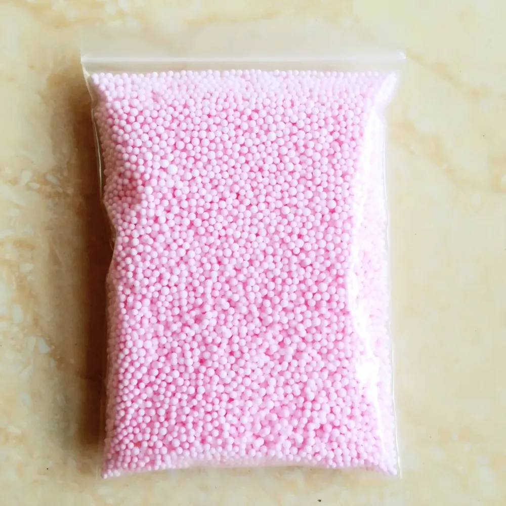 14g 2-3.5mm 16000pcs Neve Fango Particelle Mini Colore Floam Slime Accessori FAI DA TE Arcobaleno Piccolo Schiuma palle anali Forniture