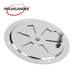 1 Piece Boat Air Vent 4 Inch Stainless Steel Louvered Ventilator Cover For Marine Yacht RV Caravan BBQ Smoker