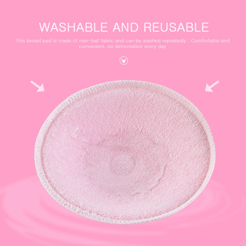 2/4 PCS Surface Cotton + Sanitary Sponge Reusable Breast Nursing Pads Soft 3D Cup Washable Pad Baby Breastfeeding Accessor