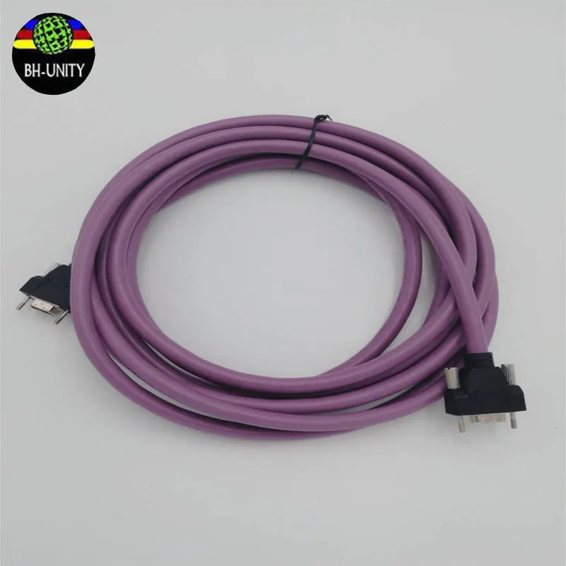 

4 м фиолетовый DX5 линия/кабель высокой плотности для экосольвентного принтера Allwin Human Xuli X6 LVDS кабель для передачи данных 4 м