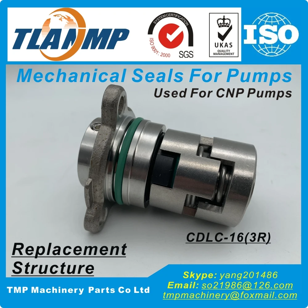 CDLC-12(3R) , CDLC-16(3R) TLANMP Mechanical Seals for CDL/CDLF1/2/3/4 (Replacement Structure) CNP/SPERONI Pumps Cartridge Seals