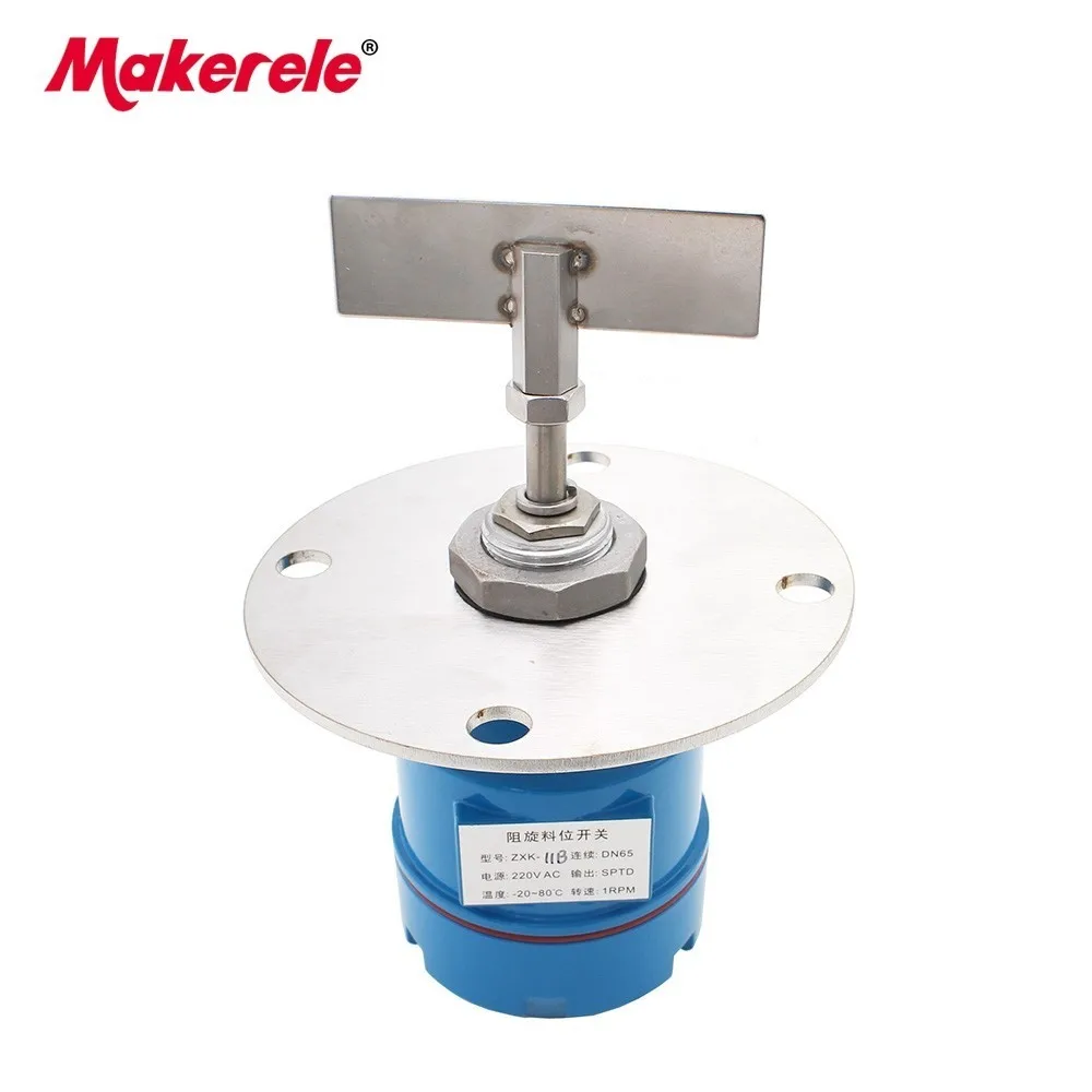 Flange Type Rotary Material Level Switch Object Detector Limit Sensor Stainless Steel B Type Blade Level Transfer Controller