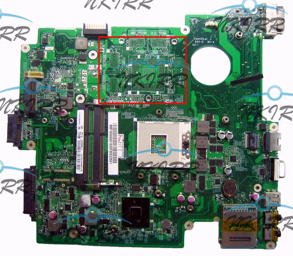 

100% Working MB.TW606.001 MBTW606001 DA0ZR9MB8D0 DA0ZR9MB8D1 REV:D S989 DDR3 MotherBoard for Acer Travelmate 8572 8572T 8572G