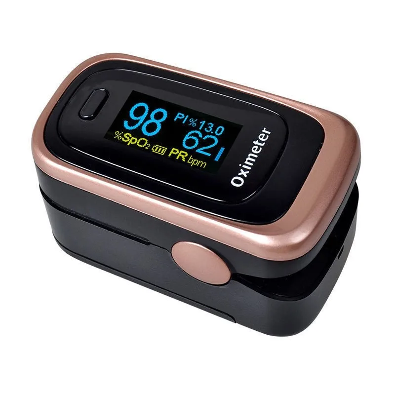 Digital Finger Pulse Fingertip Oled Portable Oximeter SPO2 PR PI 8 hours sleep monitor Blood Oxygen Oximetro De Dedo with case