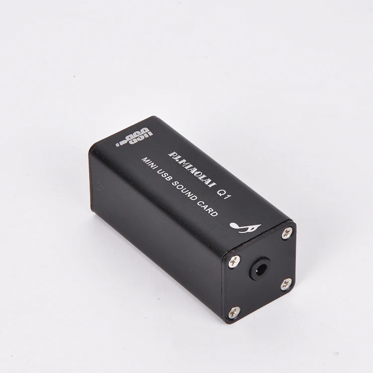 Q11 Mini portable PC USB PCM2704 HIFI audio decoder Computer sound card For audio amplifier speaker