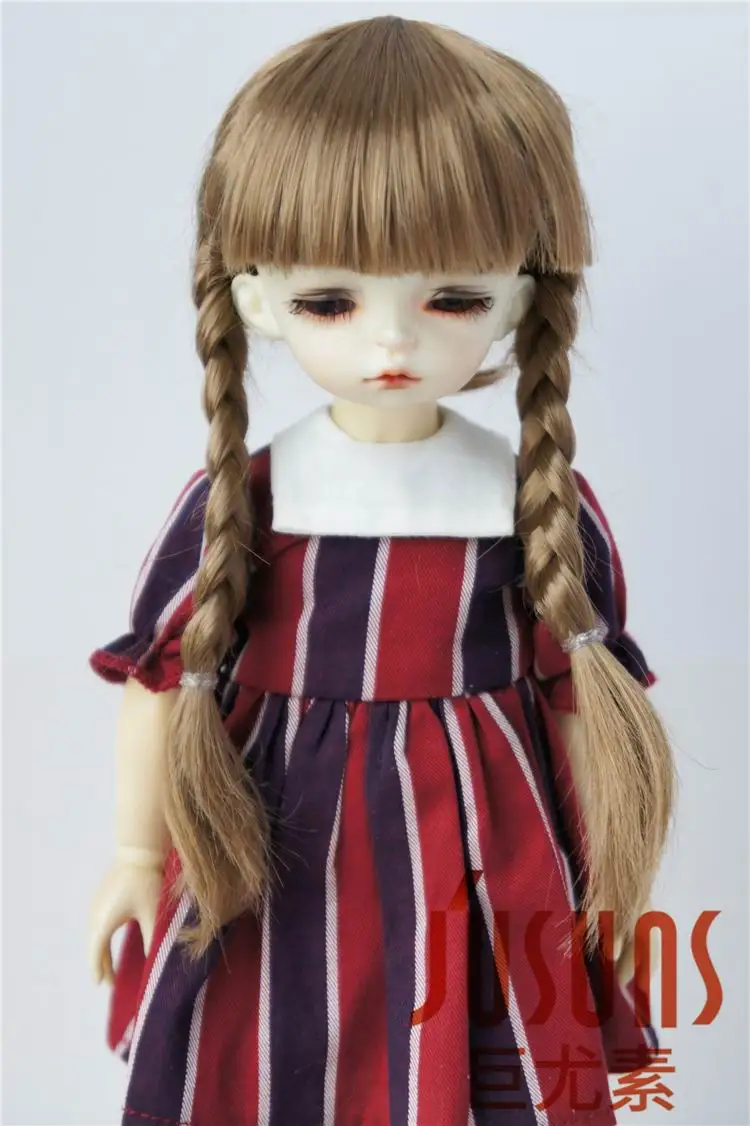 Top Sale JD018B Alle maten Leuke BJD Synthetische Mohair Pruiken Groothandel Pop Pruik Top Kwaliteit Haar Mode Goedkope Accessoires
