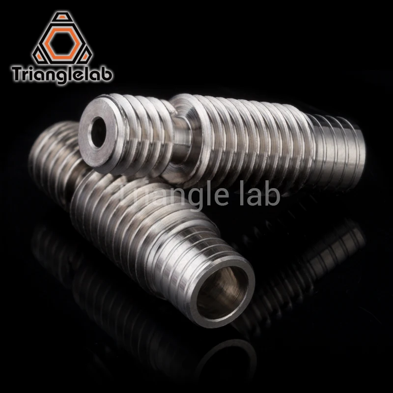 C Trianglelab Brass Volcano Heater Block Hardened Steel Volcano Nozzles Titanium Alloy Heat Break High Temperature Kit PT100
