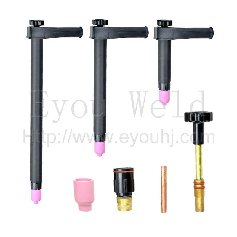 2 pcs Khí Len-Lớn Thu Thập Cơ Thể Cho WP27 Torch (Black, góc bên phải)