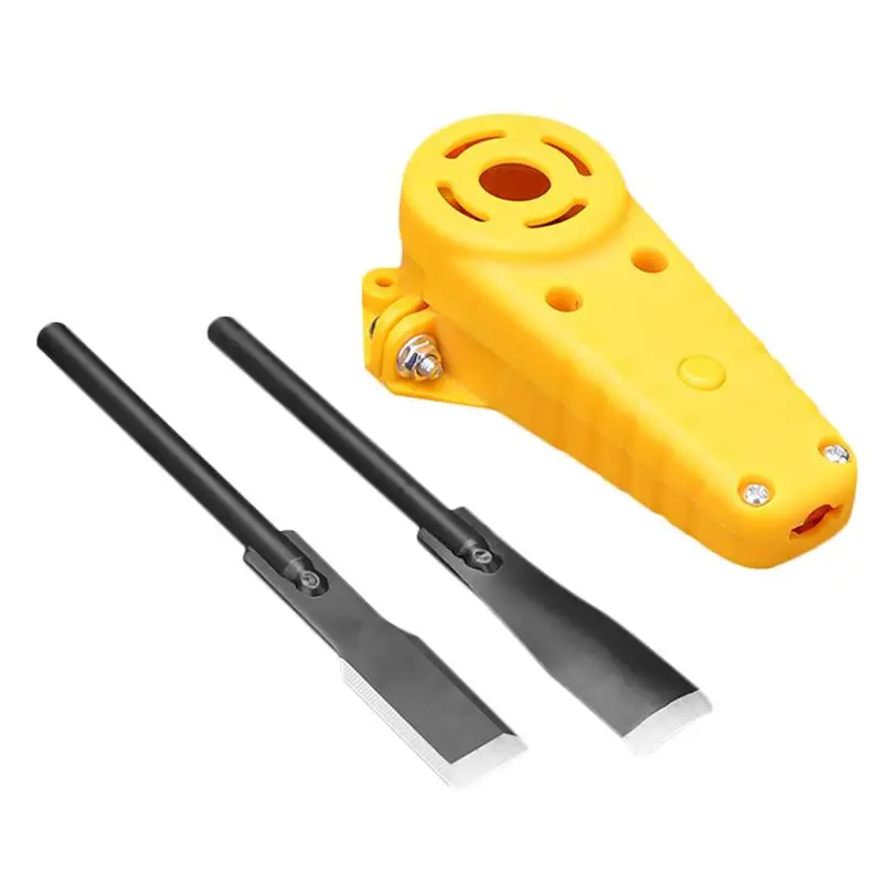 Wood Carving Electric Chisel Angle Grinder into Power Chisel Woodworking Tool