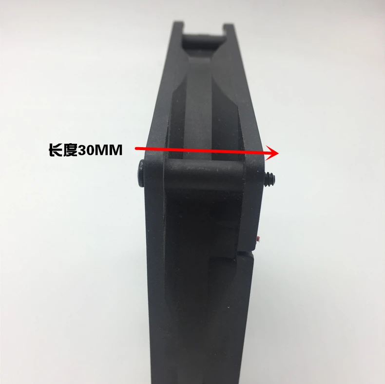 JUULASEN M3*30mm Computer PC Water Cooling Heat Exchanger Radiator Fans Installation Fixed Black Screw
