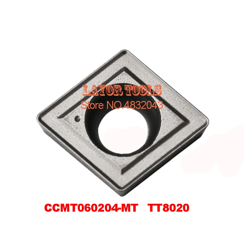 

CCMT060204-MT TT8020, 10pcs Cnc Lathe Dedicated Blade,suitable For Outer Circle, Inner Hole