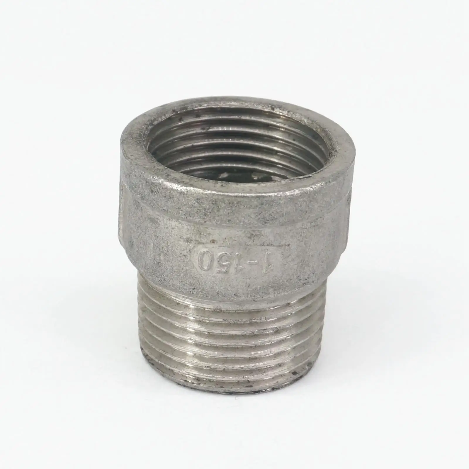 

1" BSPP Female to BSPT Male Thread 304 Stainless Steel Pipe Fitting Connector water oil air 230 PSI