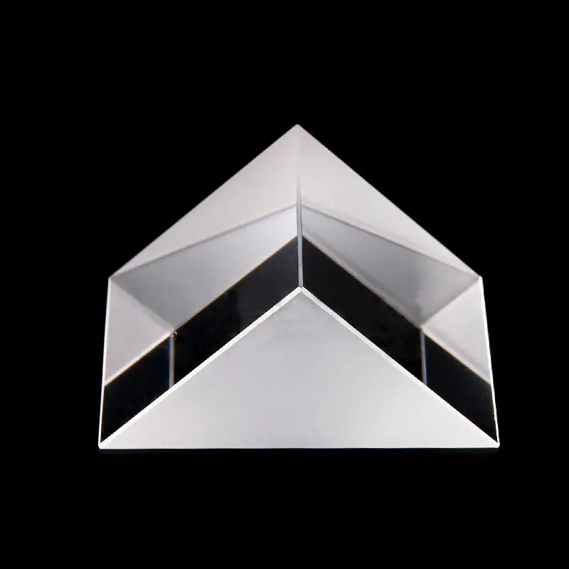 40x40x40mm Optical Glass Prisms Triangular Lsosceles Right Angle K9 Prisms Lens Optics