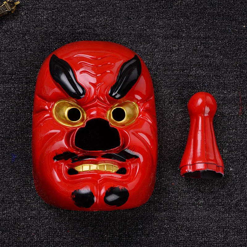 1PC Japanese Tengu Mask Omen Noh Kabuki Samurai Demon Buddhism Hallowmas Cosplay