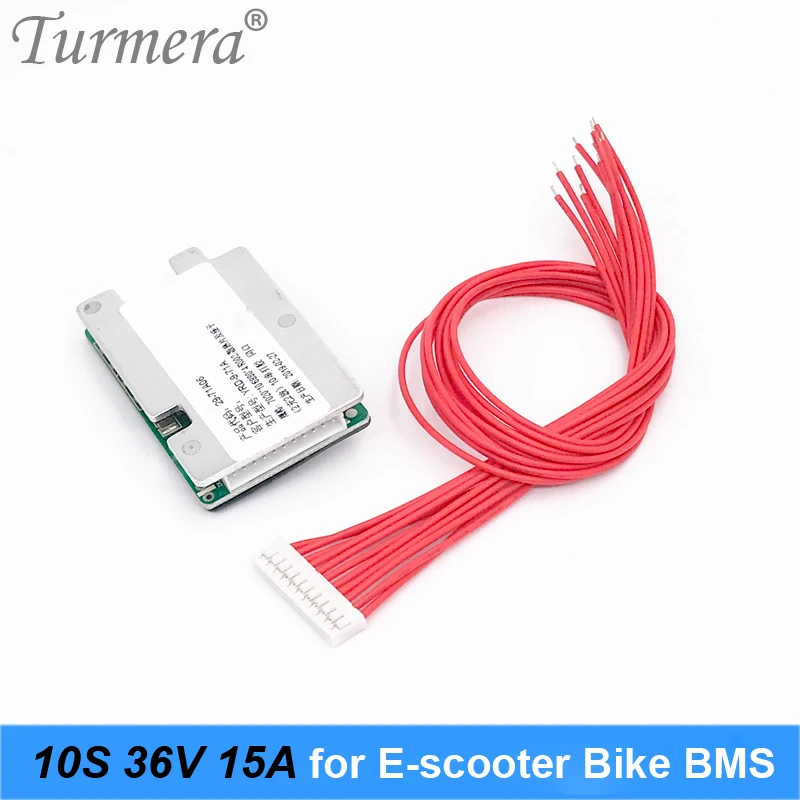 Carte de protection de l'alimentation de la batterie au lithium, 10s 36V, 36V, 42V, 15A, Eddie ion BMS PCB pour scooter électrique, vélo électrique
