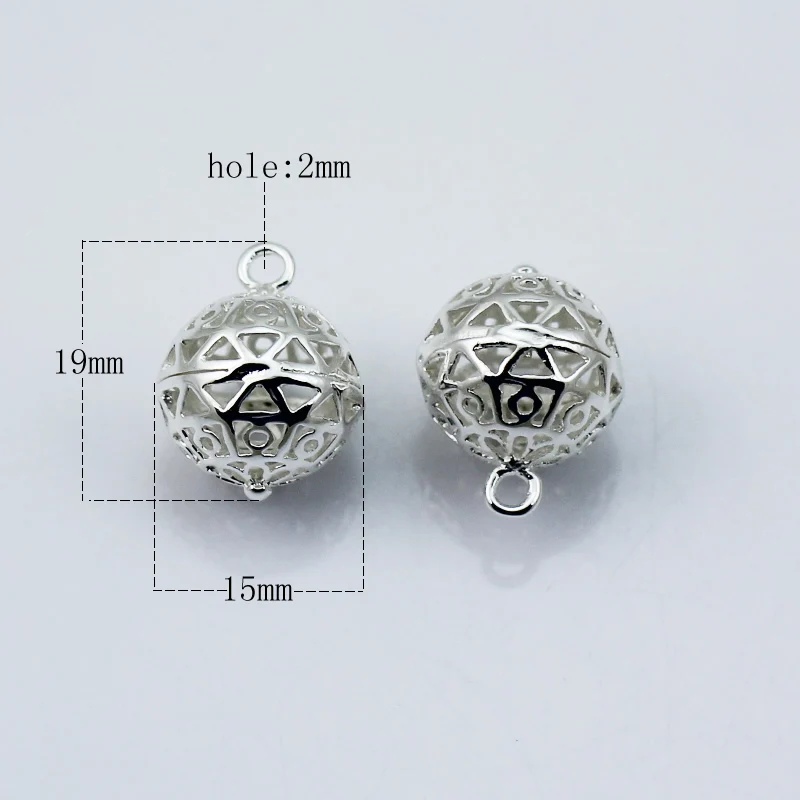 Beadsnice Hollow Ball Charm Pendant DIY Valentine Gift 23276