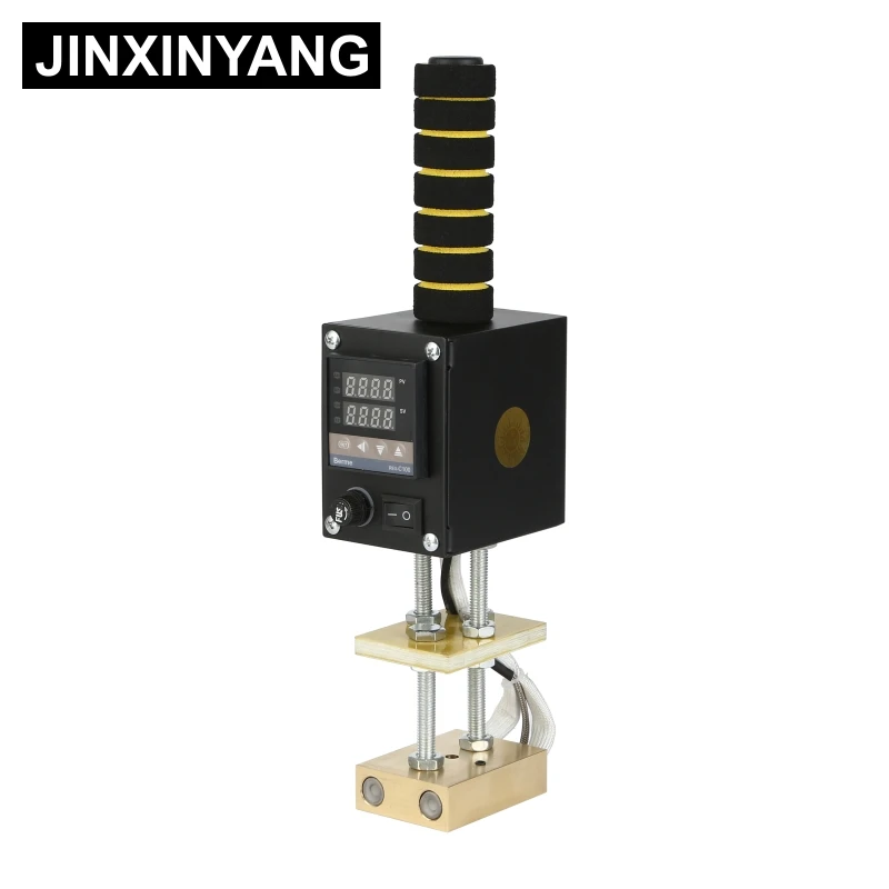 JINXINYANG SC500W 핸드헬드 핫 스탬핑 머신, 케이크 가죽 목재 스탬프 도구, 맞춤형 엠보싱 로고