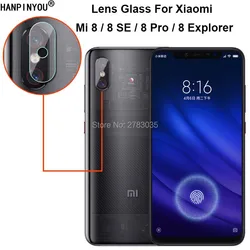 For Xiaomi Mi 8 Mi8 / SE / Pro / Explorer Clear Ultra Slim Back Camera Lens Protector Rear Camera Lens Cover Tempered Glass Film