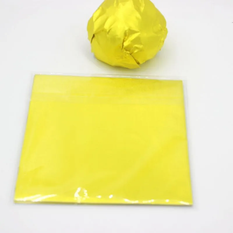 (200pcs/lot)Chocolate Package Tin Foil Paper Thickening 8 Colours Candy Sugar Tea Wrappers Square Decoration Baking Paper16*16cm