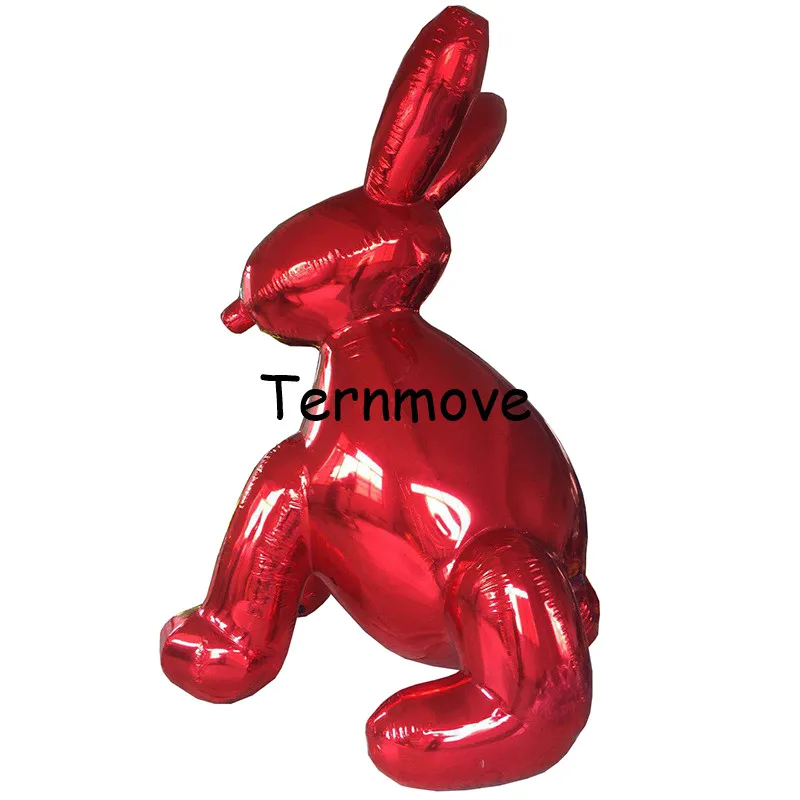 red giant inflatable mirror rabbit ball for decoration PVC inflatable christmas balloon advertising inflatable mirror model