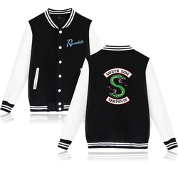 Riverdale Hoodie SouthSide Baseball Jacket Men Women Men's Hip Hop Snake South Side SERPENTS Hoodies Sweatshirt Coat Hoodies