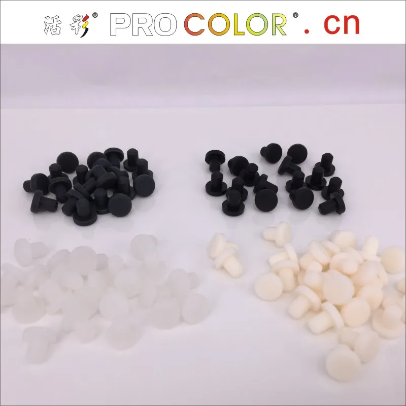 Kitchen Wardrobe Cabinet Part T type solid Translucent silicone Rubber sealing watertight plug 4.76 3/16\